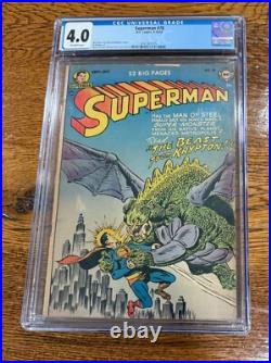 Superman #78 DC Comics 1952 CGC 4.0