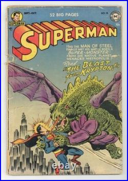 Superman #78 FR 1.0 1952 1st app. Adult Lana Lang in Superman