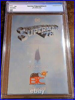 Superman'78 Special Edition #1 CGC 9.8 BTC Foil NYCC Suayan Cover Variant