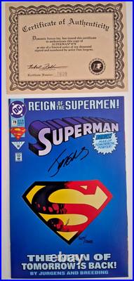 Superman #79 + #501 + MOS #22 + Action #687 DF Signed & Numbered Set with COA