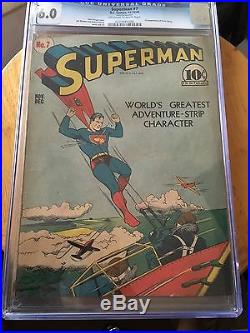 Superman #7 CGC 6.0 Ow-w (Perry Whites first APP)