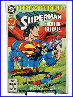 Superman #82 1st Print DC Comics 1993 Signed by Brett Breeding VF/NM