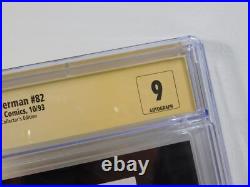 Superman 82 JSA Signature Series CGC 8.5 Signed Breeding Jurgens DC Comics 10/93