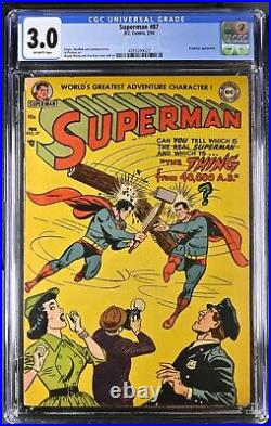 Superman #87 CGC 3.0 Prankster The Thing from 40,000 A. D. Golden Age