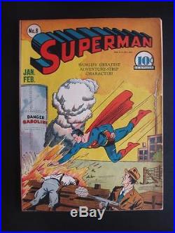 Superman #8 DC 1941 Golden Age! Action Comics
