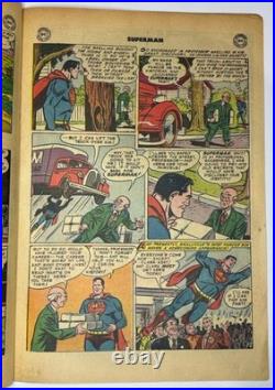 Superman #90 (1954) Golden Age DC Comics Superman's Secret Past Lex Luthor GD/VG