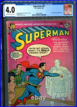 Superman #91 (DC Comics 1954) CGC Certified 4.0
