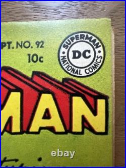 Superman #92 1954 FN+