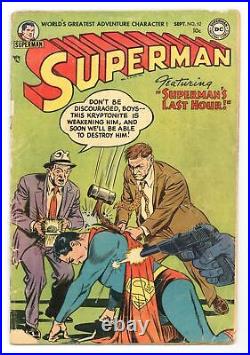 Superman #92 GD 2.0 1954