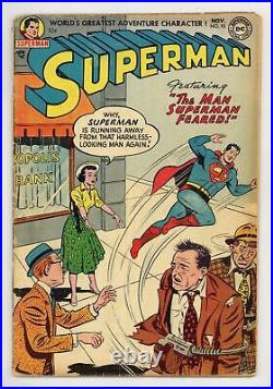 Superman #93 GD+ 2.5 1954