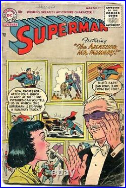 Superman #97 1955 DC -G+ Comic Book