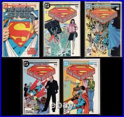 Superman (9.4/nm Avg) Man Of Steel #1,2,3,4,6 (lot Of 5) 1986 Byrne/cgc It