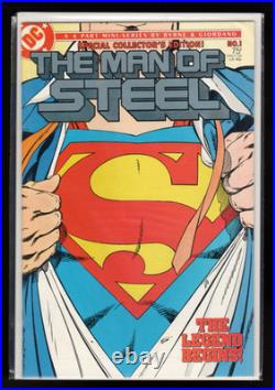 Superman (9.4/nm Avg) Man Of Steel #1,2,3,4,6 (lot Of 5) 1986 Byrne/cgc It