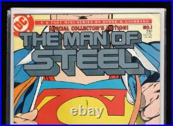 Superman (9.4/nm Avg) Man Of Steel #1,2,3,4,6 (lot Of 5) 1986 Byrne/cgc It