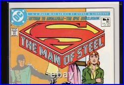 Superman (9.4/nm Avg) Man Of Steel #1,2,3,4,6 (lot Of 5) 1986 Byrne/cgc It