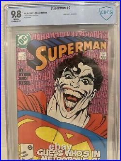 Superman #9 CBCS 9.8 1987