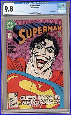 Superman #9 CGC 9.8 1987 3781376024