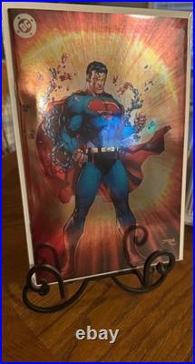 Superman Action Comics 1 JIM LEE Red Foil Virgin SDCC 2025 Ltd 200 NM++
