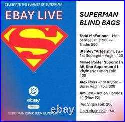 Superman Action Comics 1 JIM LEE Red Foil Virgin SDCC 2025 Ltd 200 NM++