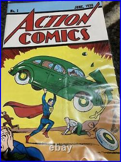 Superman Action Comics #1 June 1938 UNOPENED Reprint with COA