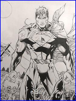 Superman Action Comics #21 Original Comic Art Cover Tony S. DanielMatt Banning