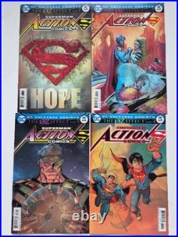 Superman Action Comics Set Of 46 Issues (2016) DC From #957-1000! Near Full Run Superman Action Comics Set Of 46 Issues (2016) DC From #957-1000! Near Full Run