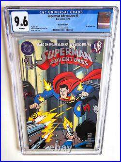 Superman Adventures #1 Cgc 9.6 ++ Super-scarce 1996 Newsstand ++