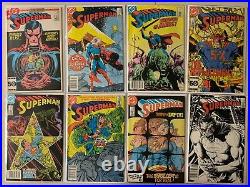 Superman/Adventures of Superman lot #371-440 + 3 ann + 3 spec 46 diff (1982-88)