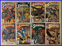 Superman/Adventures of Superman lot #371-440 + 3 ann + 3 spec 46 diff (1982-88)