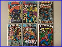 Superman/Adventures of Superman lot #371-440 + 3 ann + 3 spec 46 diff (1982-88)