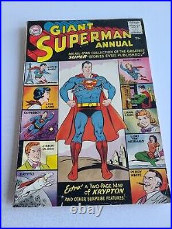 Superman Annual #1 Giant DC 1960Comics (GREAT SPINE) FINE+ 6.5