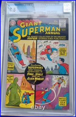 Superman Annual 4 1961 CGC 8.5 Nice! Free Shipping, Carefully Packaged