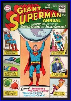 Superman Annual #8 Giant All Origins Issue 1963/1964 DC Gorgeous VF+