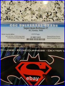 Superman Batman #1 RRP Diamond CGC 9.4