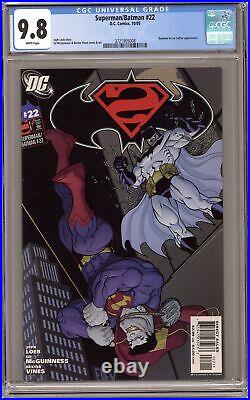 Superman Batman #22 CGC 9.8 2005 3721905008