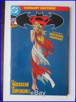 Superman Batman #4 German Michael Turner Variant /499 Supergirl Germany RARE
