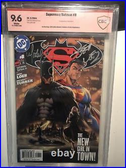 Superman/Batman #8 CBCS 9.6 Signed Michael Turner Cover Jeph Loeb