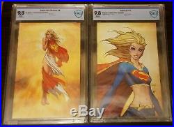Superman Batman #8 & Supergirl #1 Michael Turner Virgin Variant CBCS not CGC 9.8