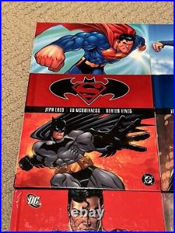 Superman Batman Hardcover TPB Lot 11 Graphic Novels DC Comics Near Complete Run