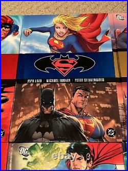 Superman Batman Hardcover TPB Lot 11 Graphic Novels DC Comics Near Complete Run