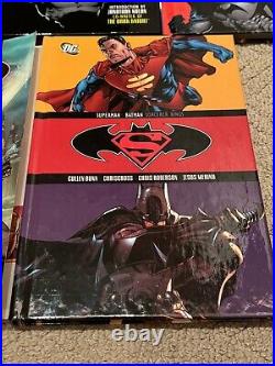 Superman Batman Hardcover TPB Lot 11 Graphic Novels DC Comics Near Complete Run