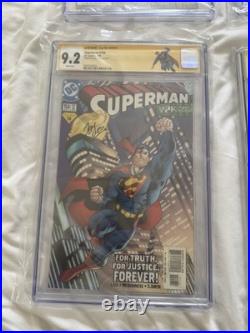 Superman CGC signed