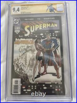 Superman CGC signed