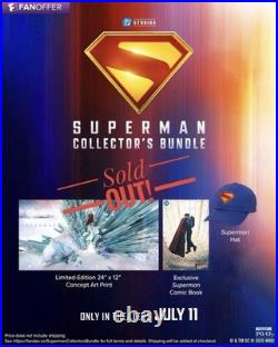 Superman Collection Bundle 1 Comic, Cap, Concept art Fandango LTD 1000 New