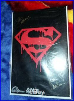 Superman Collectors Plaque Signature, Funeral For A Friend Collectors, Comic Lot