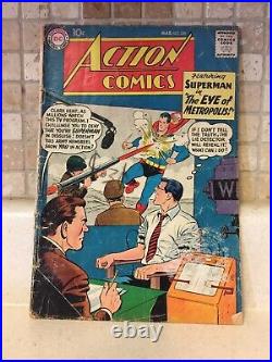 Superman Comic Book 131, 126 Action Comic 256, 250. Golden Age
