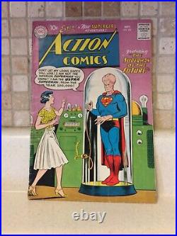 Superman Comic Book 131, 126 Action Comic 256, 250. Golden Age