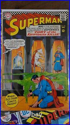 Superman Comic Book Lot! Silverage Comic Book Lot! 12 15 20 cent Comics