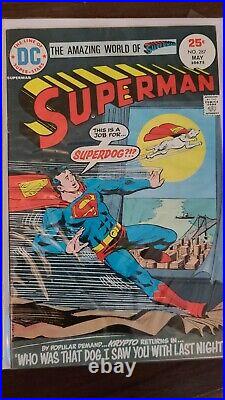 Superman Comic Book Lot! Silverage Comic Book Lot! 12 15 20 cent Comics
