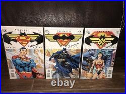 Superman Comic Book Lot TRINITY #1-48 50-52 1-3 Signed By Mark Bagley 51 Books